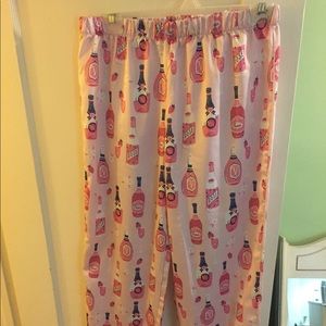 Rose All Day silky pajama pants